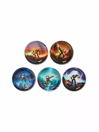 ERGOBAG | Set de 5 Kletties Contour Skate-Roller | bunt